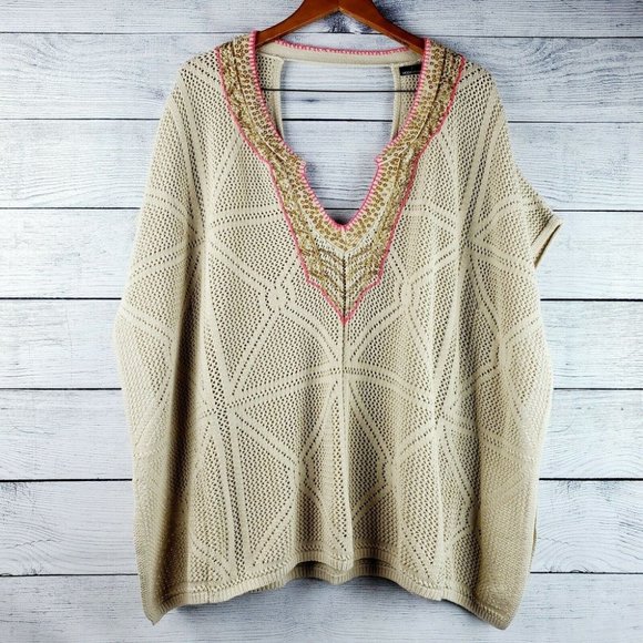 Moda International Oversized Parka Sweater Sm NWOT - Picture 1 of 6